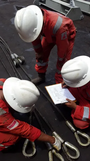 Lifting Gears Inspection